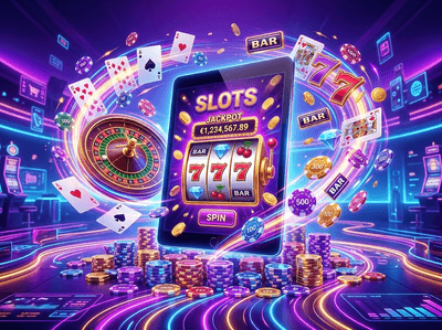 Luxury Scarlet Sands Casino gaming floor